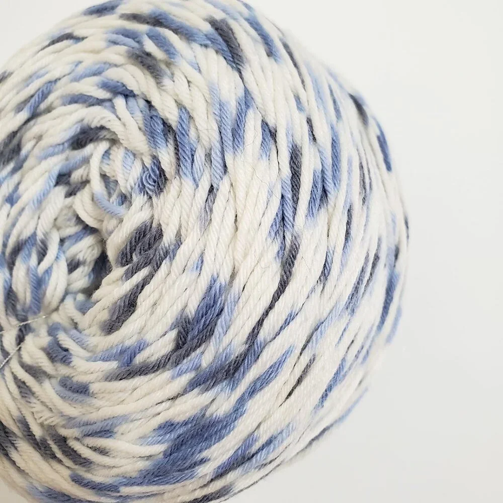 Hikoo Simplicity Spot Yarn Denim 702 190g 417m Merino Superwash Blend Knit